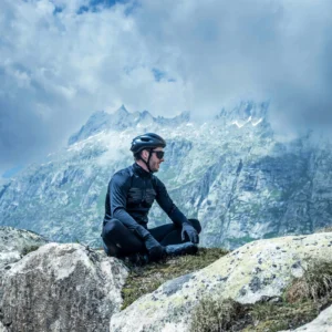 Rogelli RADIUS - męska zimowa kurtka rowerowa czarna - obrazek 12