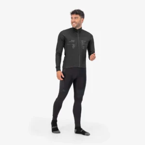 Rogelli RADIUS - męska zimowa kurtka rowerowa czarna - obrazek 3