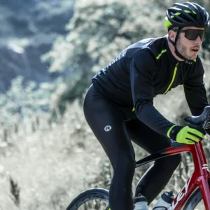 Rogelli CORE - męskie ocieplane spodnie rowerowe na szelkach czarne - obrazek 12