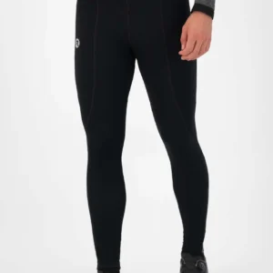 Rogelli CORE - męskie ocieplane spodnie rowerowe na szelkach czarne - obrazek 4