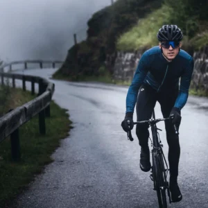 Rogelli CORE - męskie ocieplane spodnie rowerowe na szelkach czarne - obrazek 8