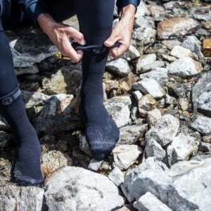 Rogelli BAMBOO - zimowe skarpety rowerowe czarne - obrazek 4