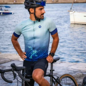 Rogelli NEBULA - męska koszulka rowerowa niebieska - obrazek 8