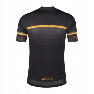 Rogelli HERO II - męska koszulka rowerowa czarno-pomarańczowa - obrazek 2