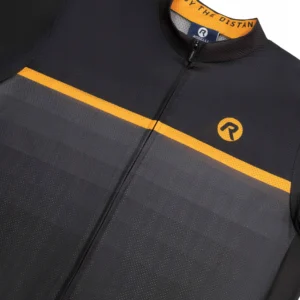 Rogelli HERO II - męska koszulka rowerowa czarno-pomarańczowa - obrazek 6