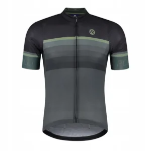 Rogelli HERO II - męska koszulka rowerowa czarno-szara - obrazek 1