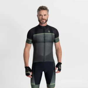 Rogelli HERO II - męska koszulka rowerowa czarno-szara - obrazek 3