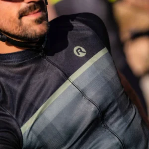 Rogelli HERO II - męska koszulka rowerowa czarno-szara - obrazek 9