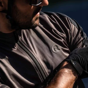 Rogelli EXPLORE - męska koszulka rowerowa khaki - obrazek 7