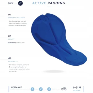 Rogelli TYRO II - męskie spodenki rowerowe z szelkami czarno-żółte - obrazek 8