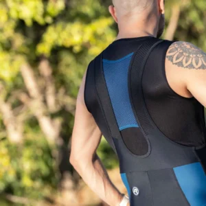 Rogelli TYRO II - męskie spodenki rowerowe z szelkami czarne - obrazek 13