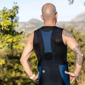 Rogelli TYRO II - męskie spodenki rowerowe z szelkami czarne - obrazek 14