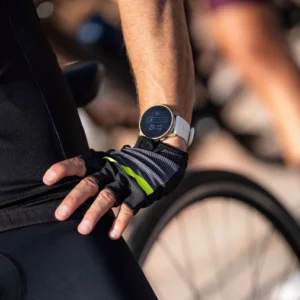Rogelli HERO II - męskie rękawiczki rowerowe czarno-żółte - obrazek 4