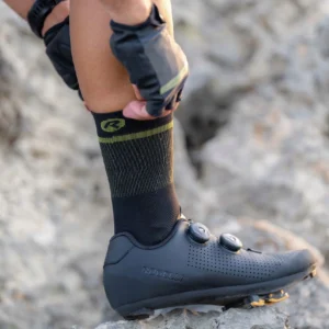 Rogelli HERO II - funkcjonalne skarpety sportowe czarno-khaki - obrazek 5