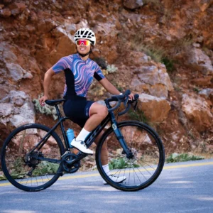 Rogelli LYNN - damska koszulka rowerowa beżowa - obrazek 14