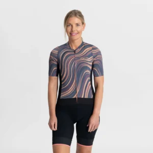 Rogelli LYNN - damska koszulka rowerowa beżowa - obrazek 3