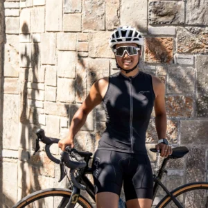 Rogelli ESSENTIAL - damska koszulka/bezrękawnik rowerowy czarny - obrazek 11