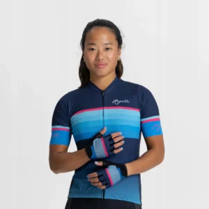 Rogelli IMPRESS II - damskie rękawiczki rowerowe granatowe - obrazek 2