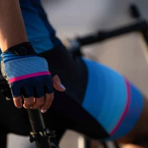 Rogelli IMPRESS II - damskie rękawiczki rowerowe granatowe - obrazek 12