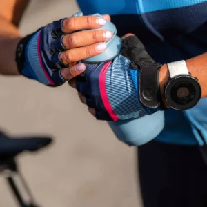 Rogelli IMPRESS II - damskie rękawiczki rowerowe granatowe - obrazek 9