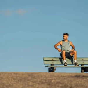 Rogelli KENN - męski bezrękawnik sportowy niebieski - obrazek 6