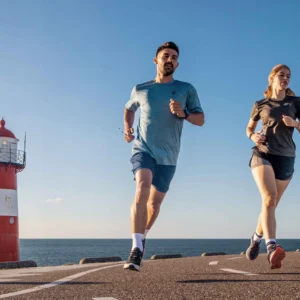 Rogelli ESSENTIAL - męskie spodenki do biegania 2w1 granatowe - obrazek 6