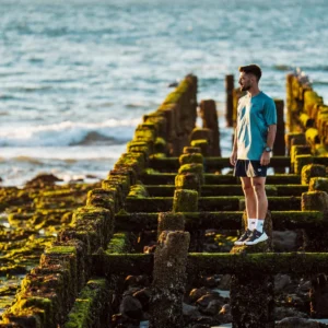 Rogelli ESSENTIAL - męskie spodenki do biegania 2w1 granatowe - obrazek 10