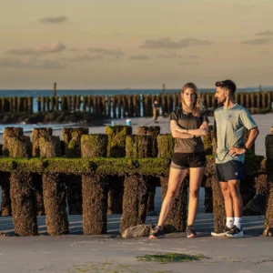 Rogelli KYA - damska koszulka do biegania khaki - obrazek 5