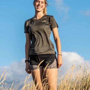 Rogelli KYA - damska koszulka do biegania khaki - obrazek 8