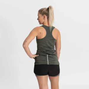 Rogelli KYA - damski bezrękawnik do biegania khaki - obrazek 5