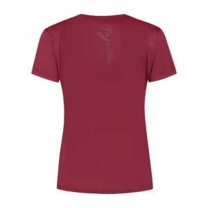 Rogelli CORE - damska koszulka sportowa bordowa - obrazek 2