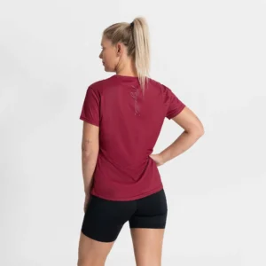 Rogelli CORE - damska koszulka sportowa bordowa - obrazek 5
