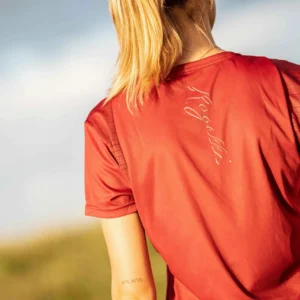 Rogelli CORE - damska koszulka sportowa bordowa - obrazek 10