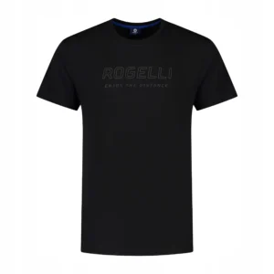 Rogelli LOGO - męska koszulka bawełniana czarna - obrazek 1