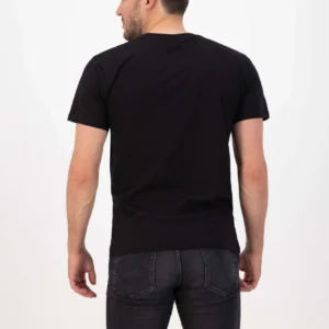 Rogelli LOGO - męska koszulka bawełniana czarna - obrazek 4