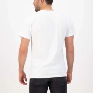 Rogelli GRAPHIC - męska koszulka bawełniana biała - obrazek 4