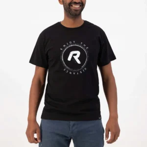 Rogelli GRAPHIC - męska koszulka bawełniana czarna - obrazek 3