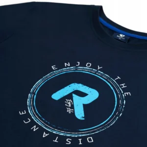 Rogelli GRAPHIC - męska koszulka bawełniana granatowa - obrazek 5