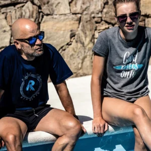 Rogelli GRAPHIC - męska koszulka bawełniana granatowa - obrazek 7