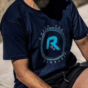 Rogelli GRAPHIC - męska koszulka bawełniana granatowa - obrazek 8