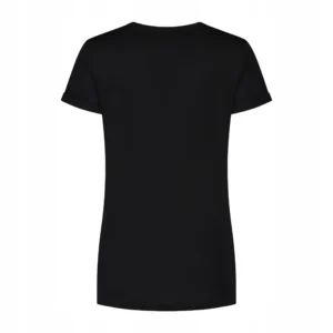 Rogelli LOGO - damska koszulka bawełniana czarna - obrazek 2