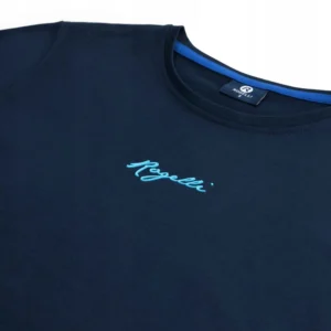 Rogelli LOGO - damska koszulka bawełniana granatowa - obrazek 5