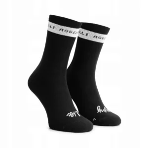 Rogelli CASUAL STRIPE - skarpety sportowe czarne - obrazek 1