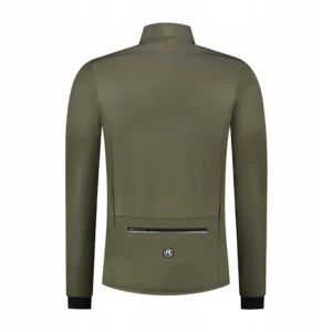Rogelli CORE - męska zimowa kurtka rowerowa softshell khaki - obrazek 2
