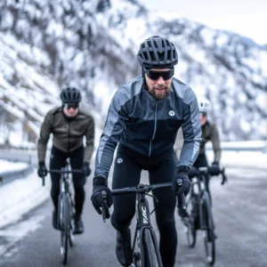 Rogelli FREEZE - męska zimowa kurtka rowerowa czarna - obrazek 14