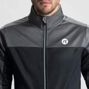 Rogelli FREEZE - męska zimowa kurtka rowerowa czarna - obrazek 6