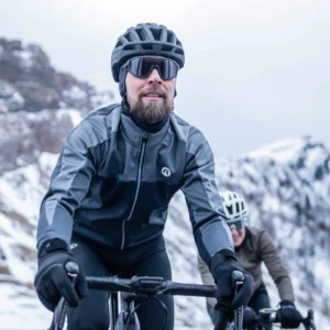 Rogelli FREEZE - męska zimowa kurtka rowerowa czarna - obrazek 9