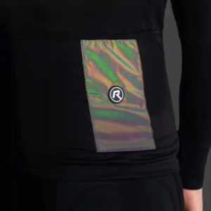 Rogelli DISTANCE - męska lekka zimowa kurtka rowerowa czarna - obrazek 7