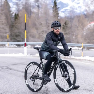 Rogelli HERO II - męska zimowa kurtka rowerowa czarna - obrazek 8