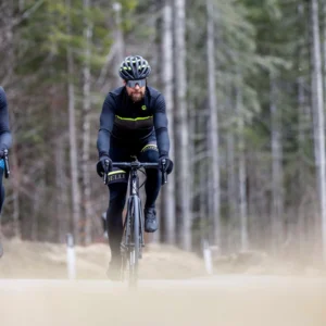 Rogelli HERO II - męska bluza rowerowa czarno-zółta - obrazek 12